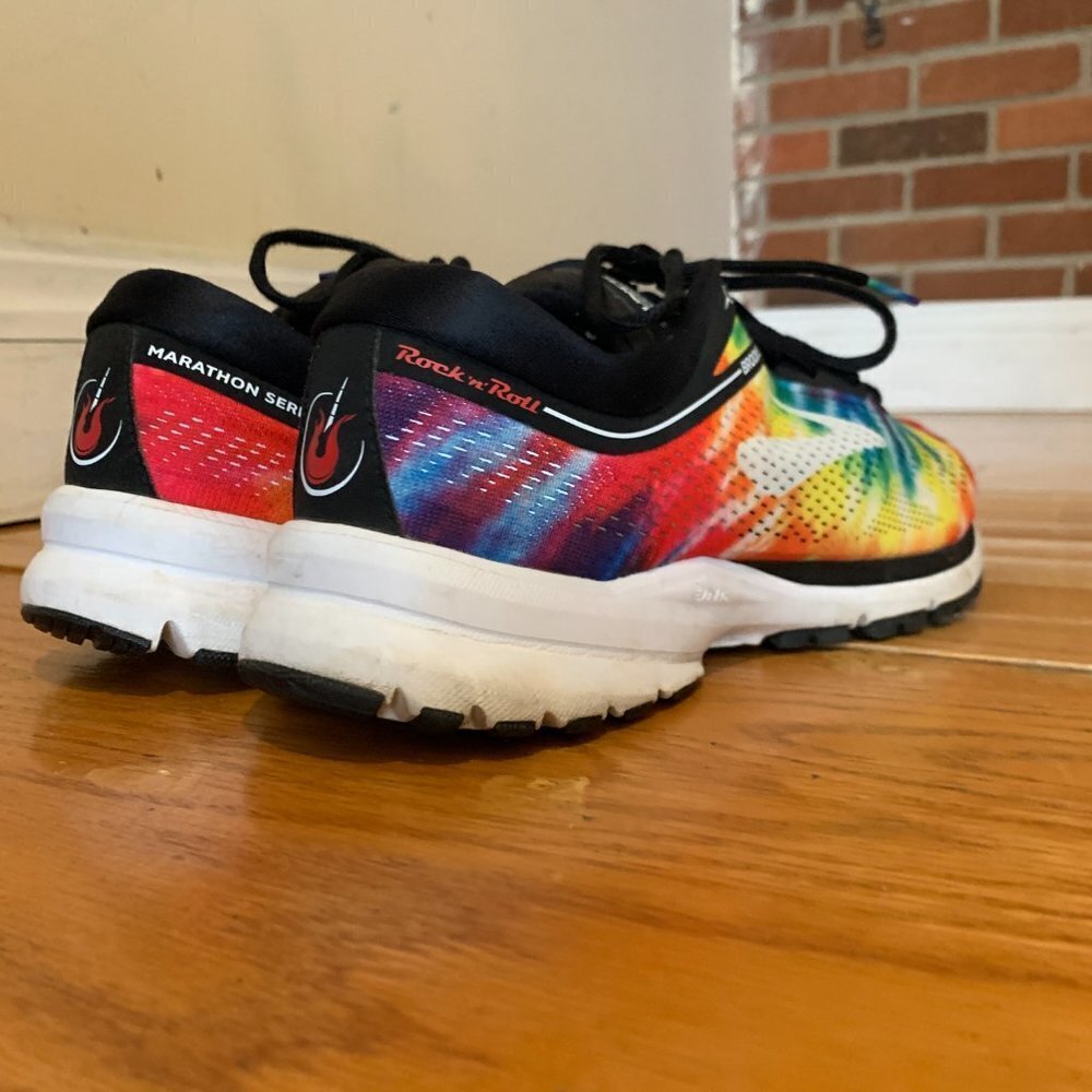 Brooks Launch 5 Sneakers Tie Dye Rock & Roll Marathon Series Athl… - Picture 10 of 13